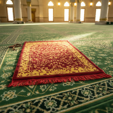 Velvet Prayer Mat – Soft & Comfortable Janamaz